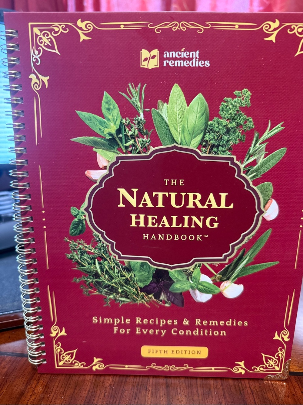 Ancient Remedies The Natural Healing Handbook - Red
